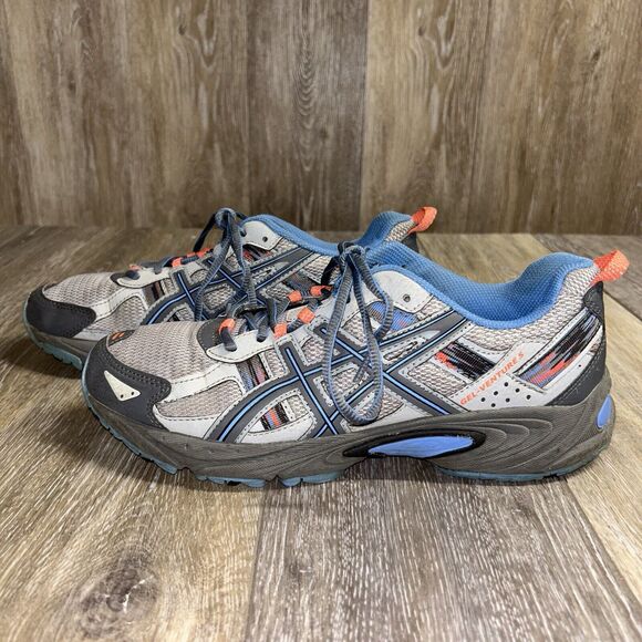 ASICS Womens US Size 10 Gray Blue Gel-Venture 5 Athletic Sneaker Shoes T5N8N - Picture 5 of 12